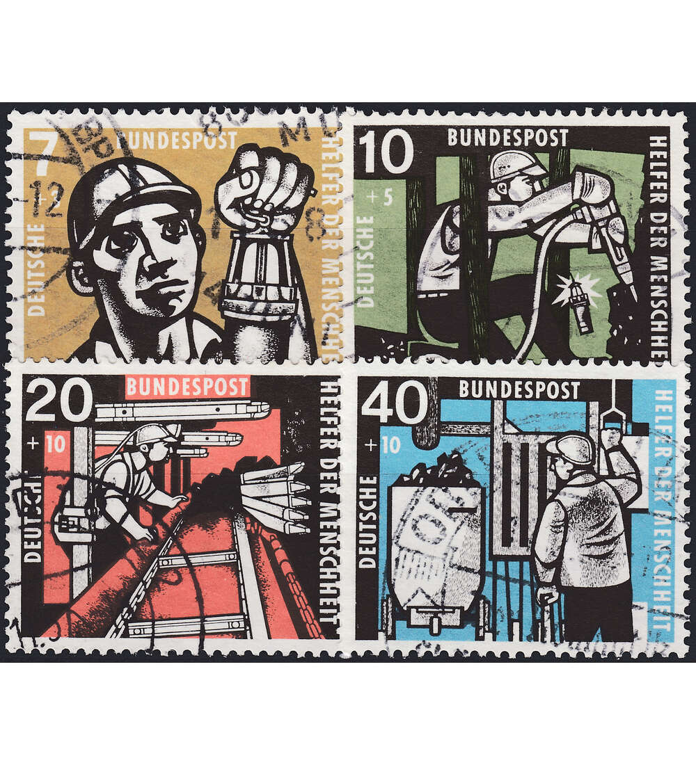 II BRD Nr. 270-273 gestempelt Wohlfahrt 1957