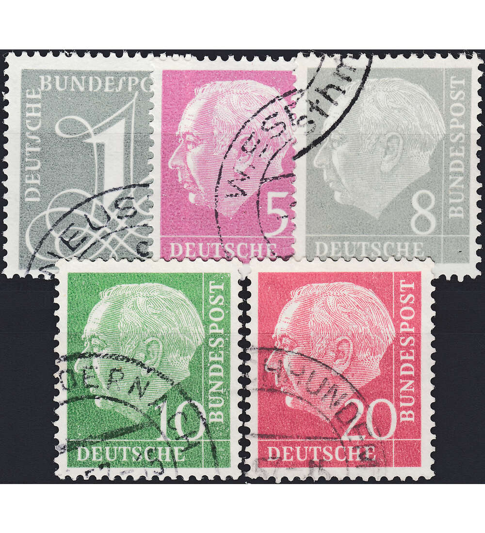 BRD Bund  285Y,179Y-185Y gestempelt Ziffer/Heuss lgd. WZ