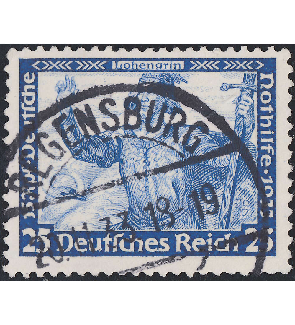 Deutsches Reich 100 ver. Werte mit Nr. 506 gestempelt