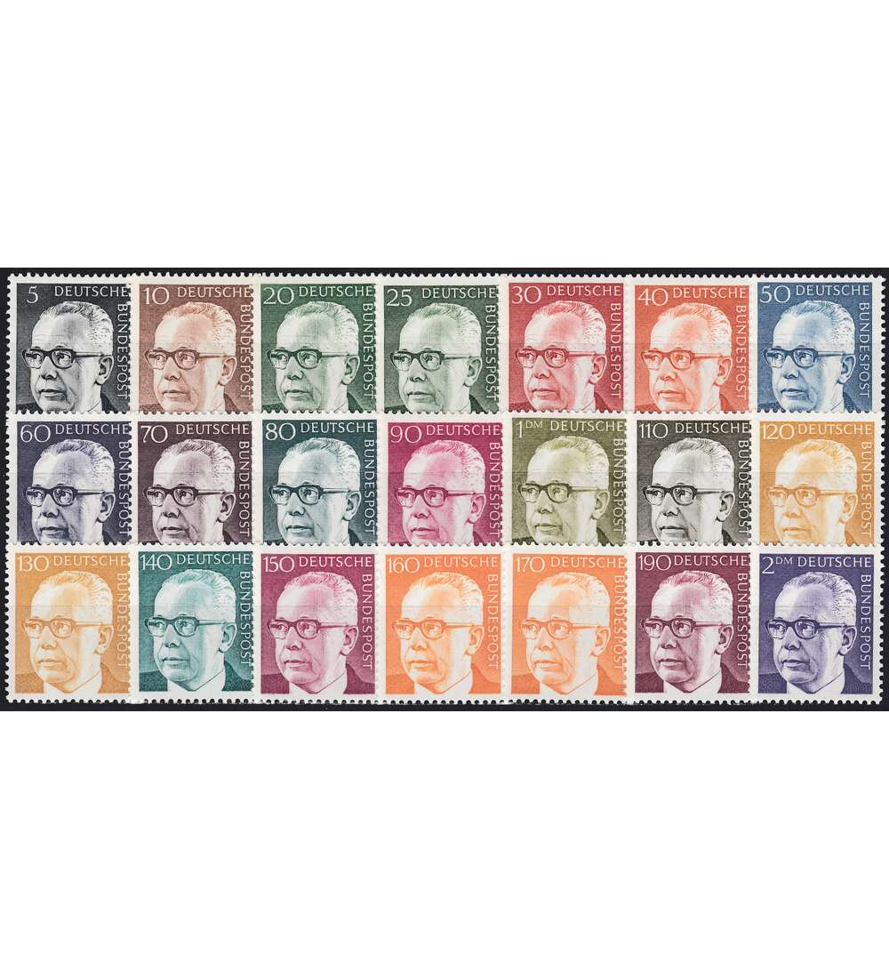 BRD Bund Heinemann postfrisch kompletter Satz
