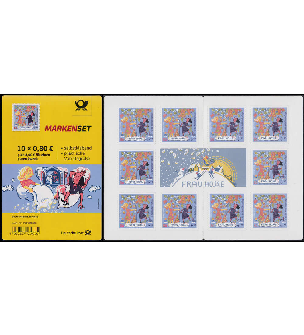 BRD Markenheft Nr. 121 Frau Holle selbtklebend 2021