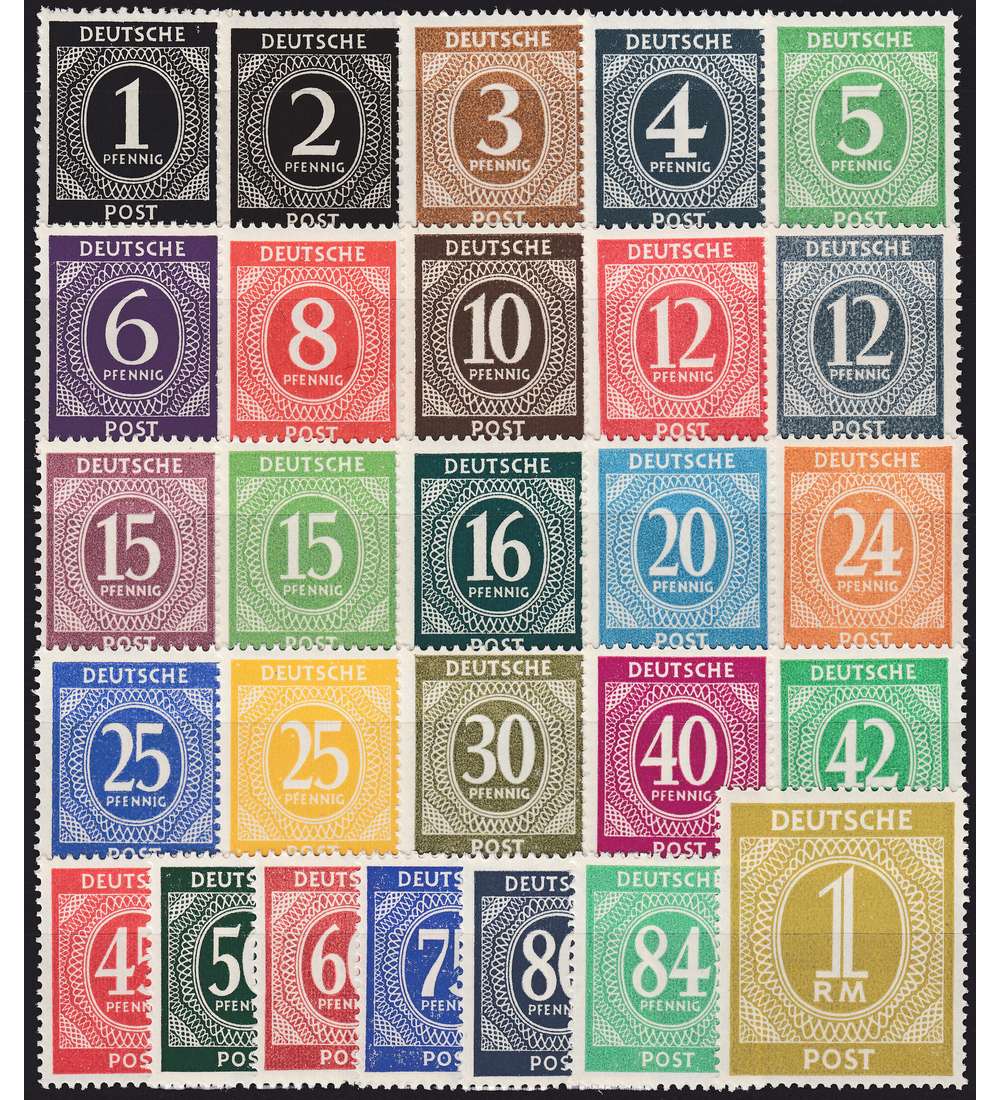 Alliierte Besetzung Gemeinschaftsausgaben Nr. 911-937 postfrisch **