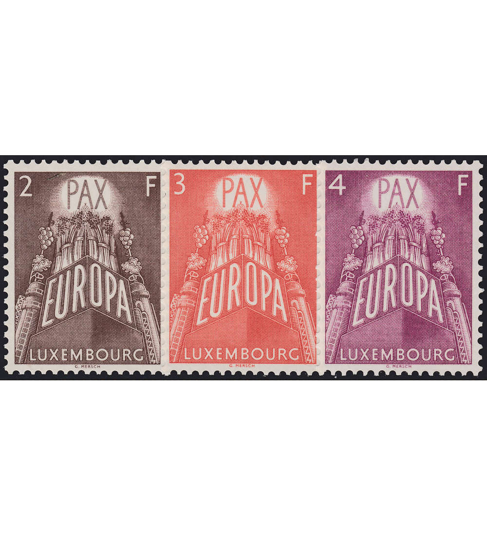 Luxemburg - Kollektion postfrisch ** 150 ver. Ausgaben mit dem CEPT Satz von 1957
