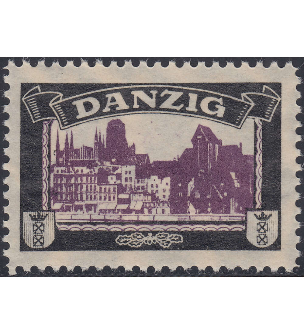 Danzig Vignette Postfrisch Briefmarke Goldhahn 401118