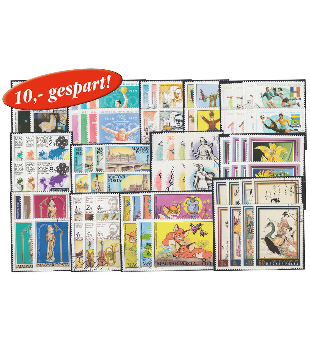 50 verschiedene Ungarn Motivstze