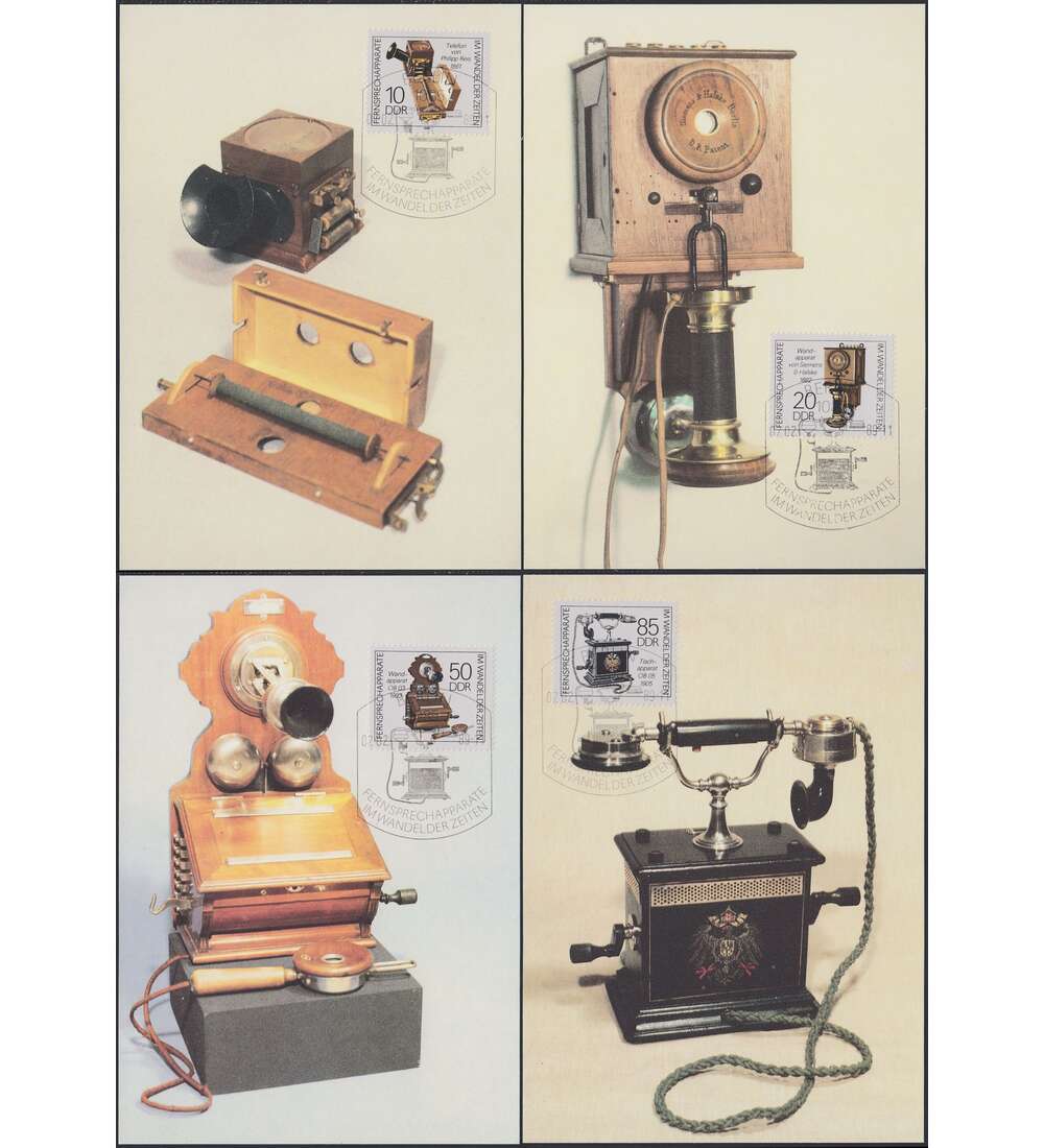 DDR - Maximumkarten Nr. 3226 - 3229