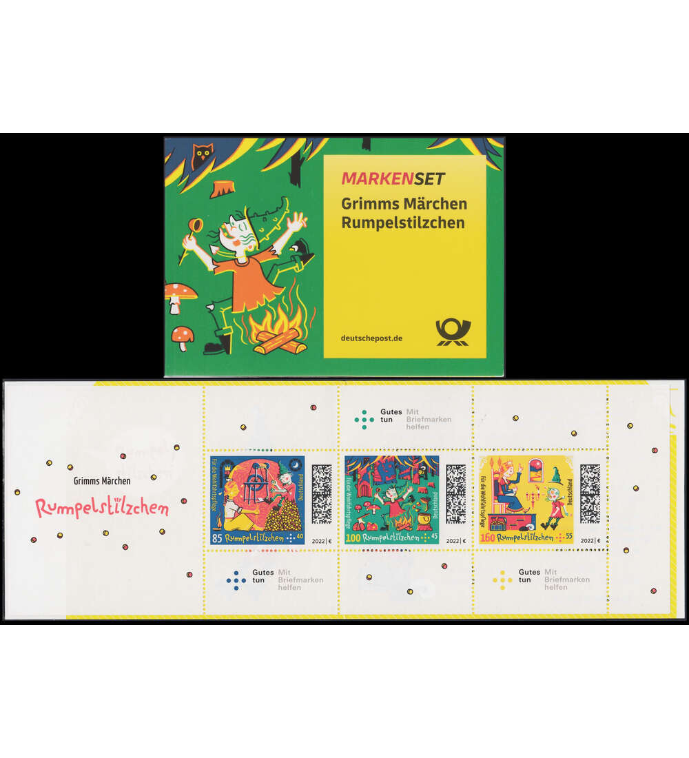 BRD Markenheft Nr. 125 Rumpelstilzchen nassklebend 2022