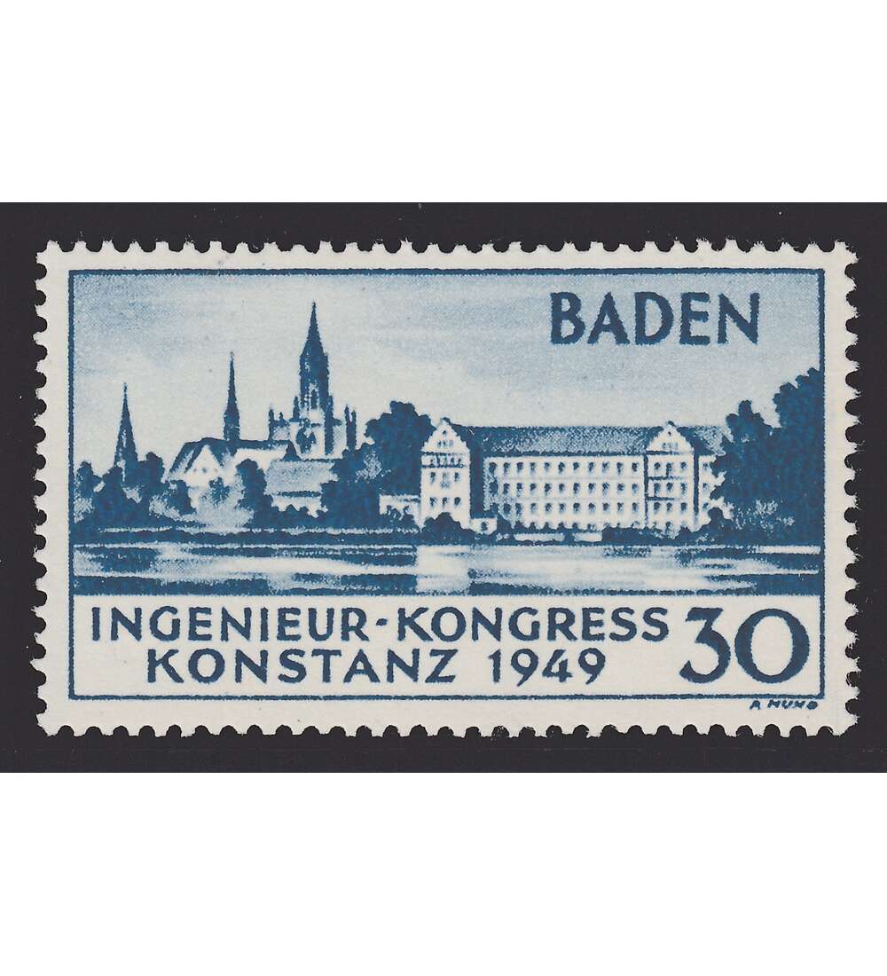 Franz�sische Zone - Baden Nr. 46 I postfrisch Konstanz
