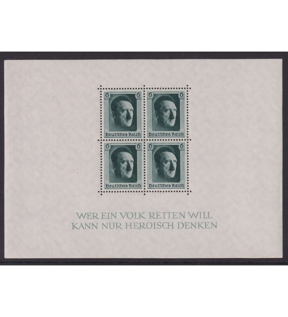 Dt. Reich Zusammenstellung postfrisch mit Block 7