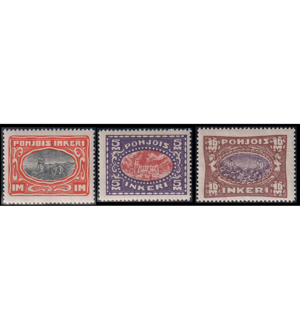 Russisches Gouvernement Nordingermanland Nr. 12-14 postfrisch