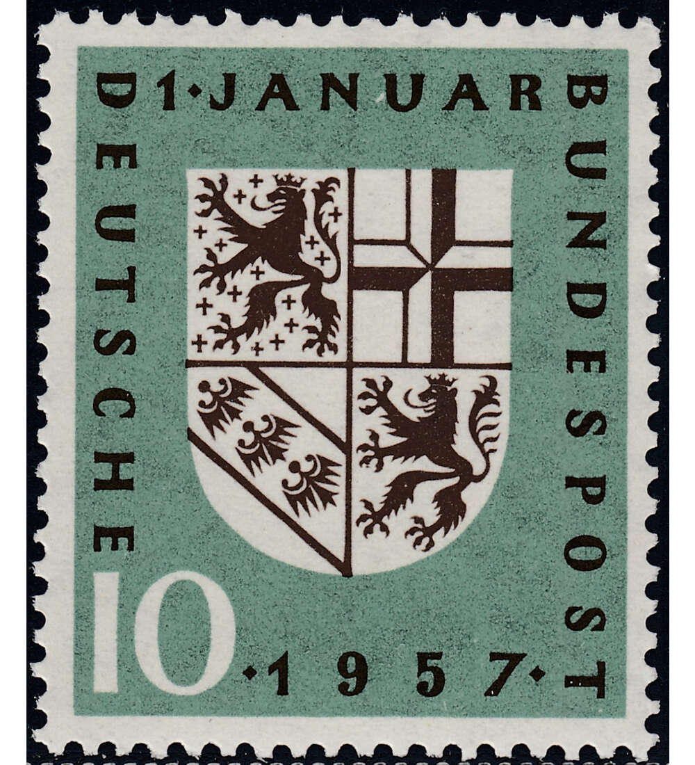 BRD Nr. 249 postfrisch Eingliederung des Saarlandes