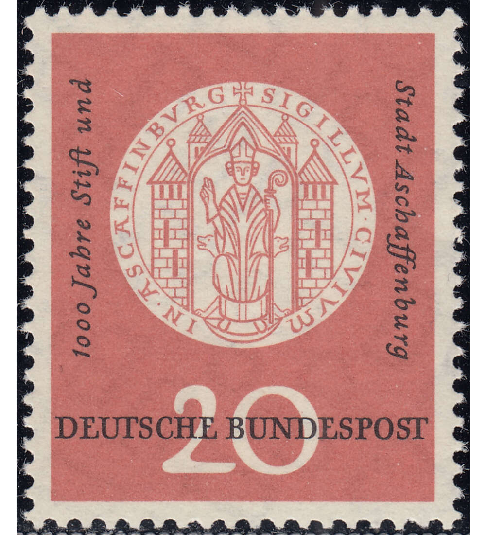 BRD Nr. 255 postfrisch Stift u. Stadt Aschaffenburg
