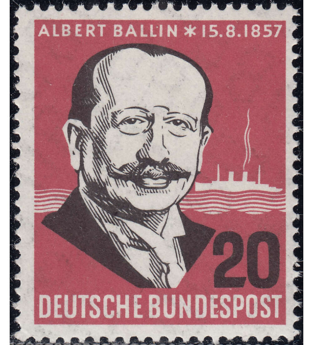 BRD Nr. 266 v postfrisch Albert Ballin