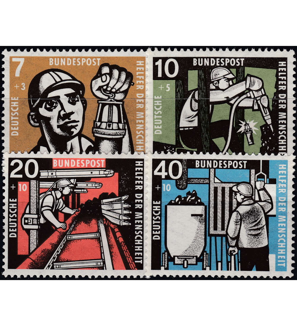 BRD Nr. 270-273 postfrisch Wohlfahrt: Kohlebergbau