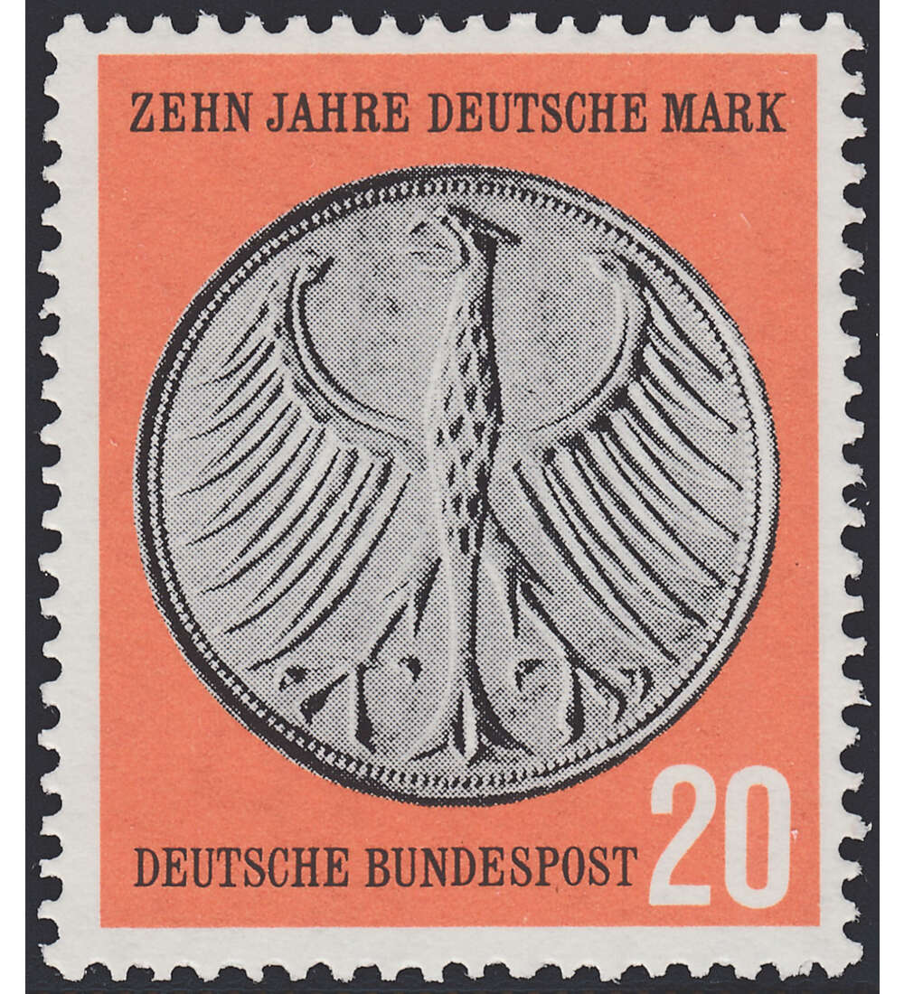 BRD Nr. 291 postfrisch 10 Jahre Deutsche Mark