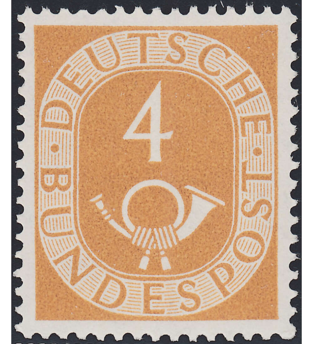 BRD Nr. 124 postfrisch 4 Pfg. Posthorn