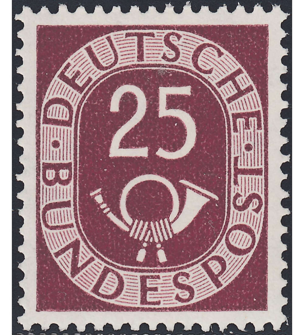 BRD Nr. 131 postfrisch 25 Pfg. Posthorn