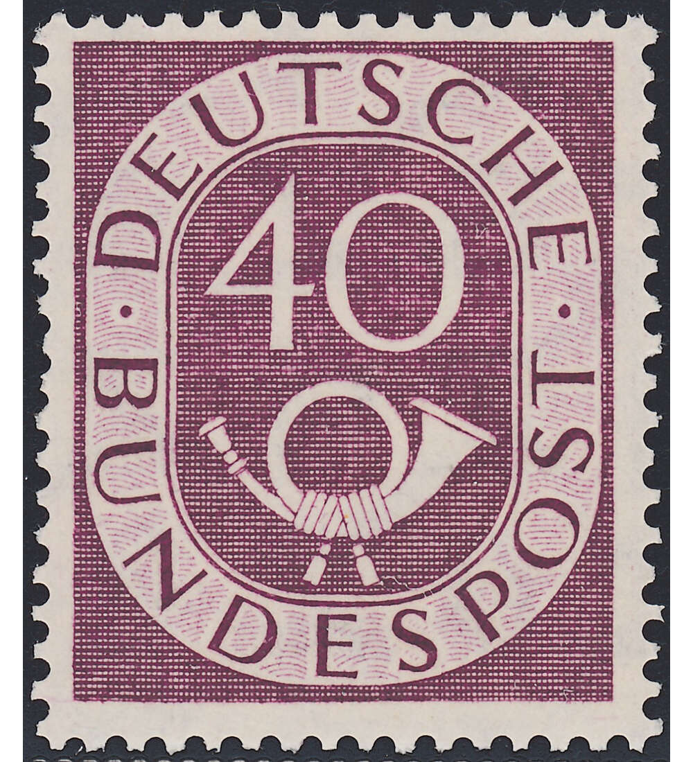BRD Nr. 133 postfrisch 40 Pfg. Posthorn