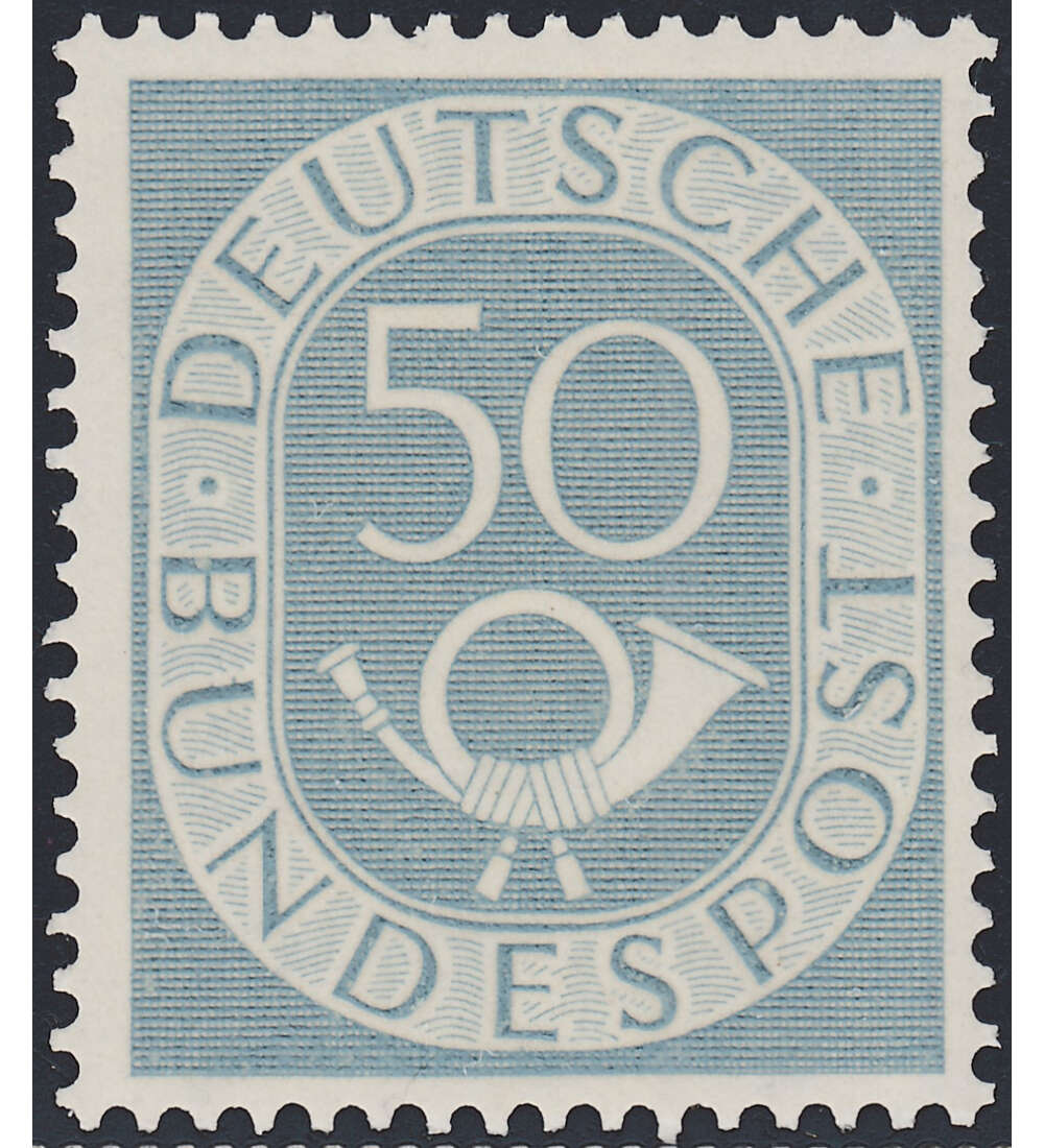 BRD Nr. 134 postfrisch 50 Pfg. Posthorn