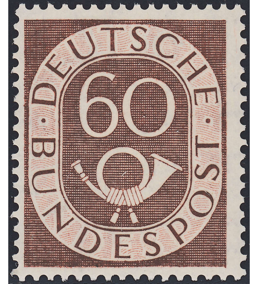 BRD Nr. 135 postfrisch 60 Pfg. Posthorn