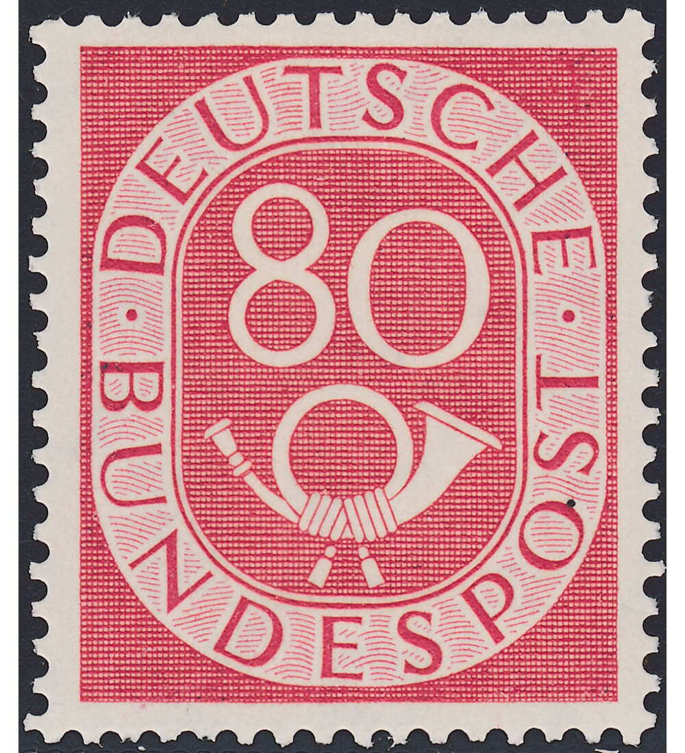 BRD Nr. 137 postfrisch 80 Pfg. Posthorn