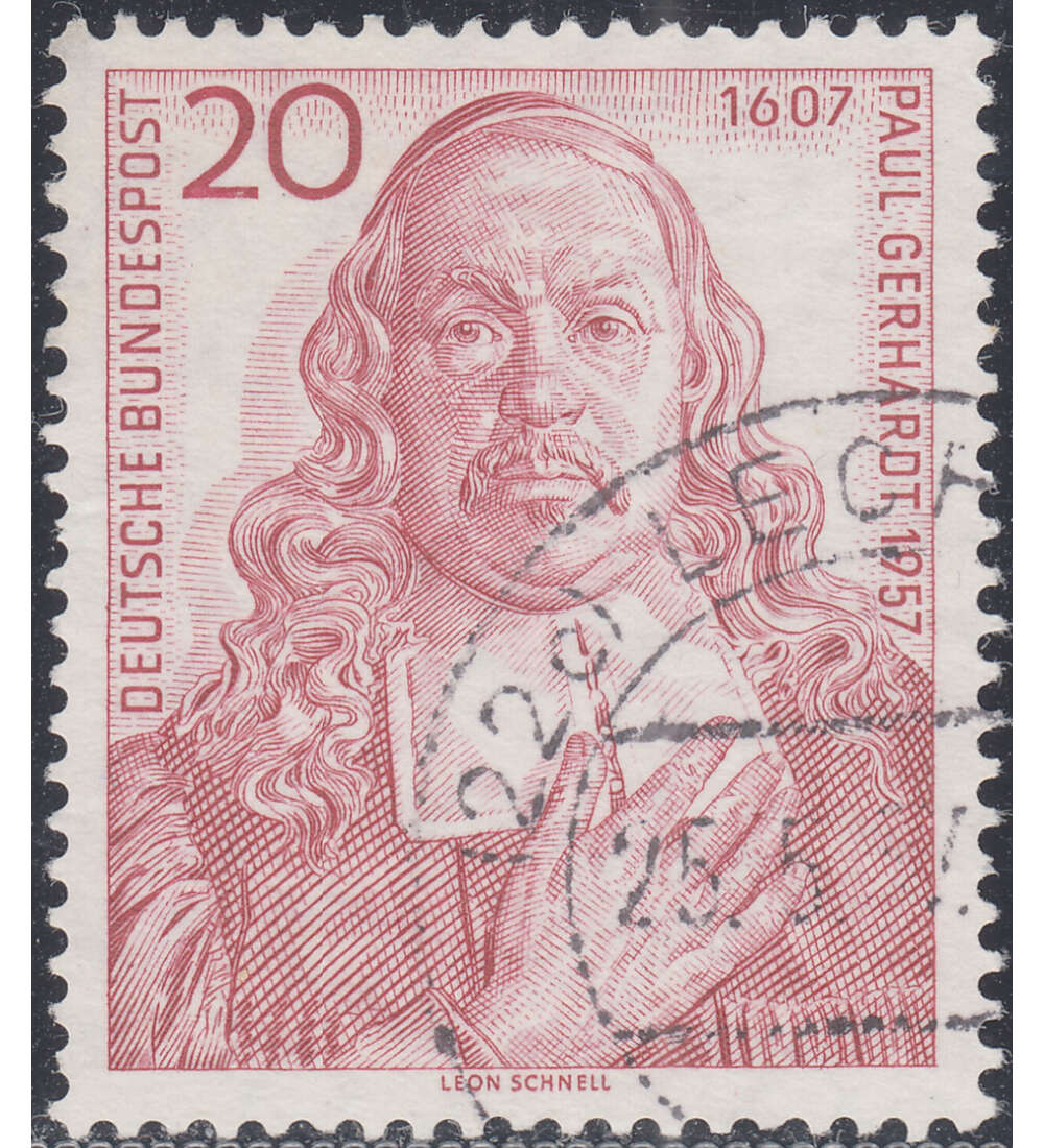 BRD Nr. 253 gestempelt Paul Gerhardt