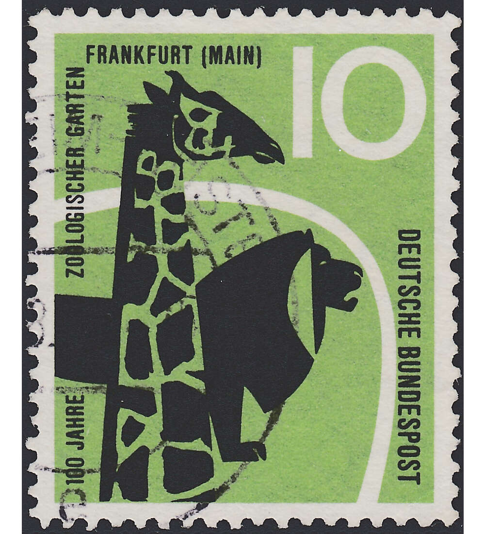 BRD Nr. 288 gestempelt Zoolog. Garten Frankfurt