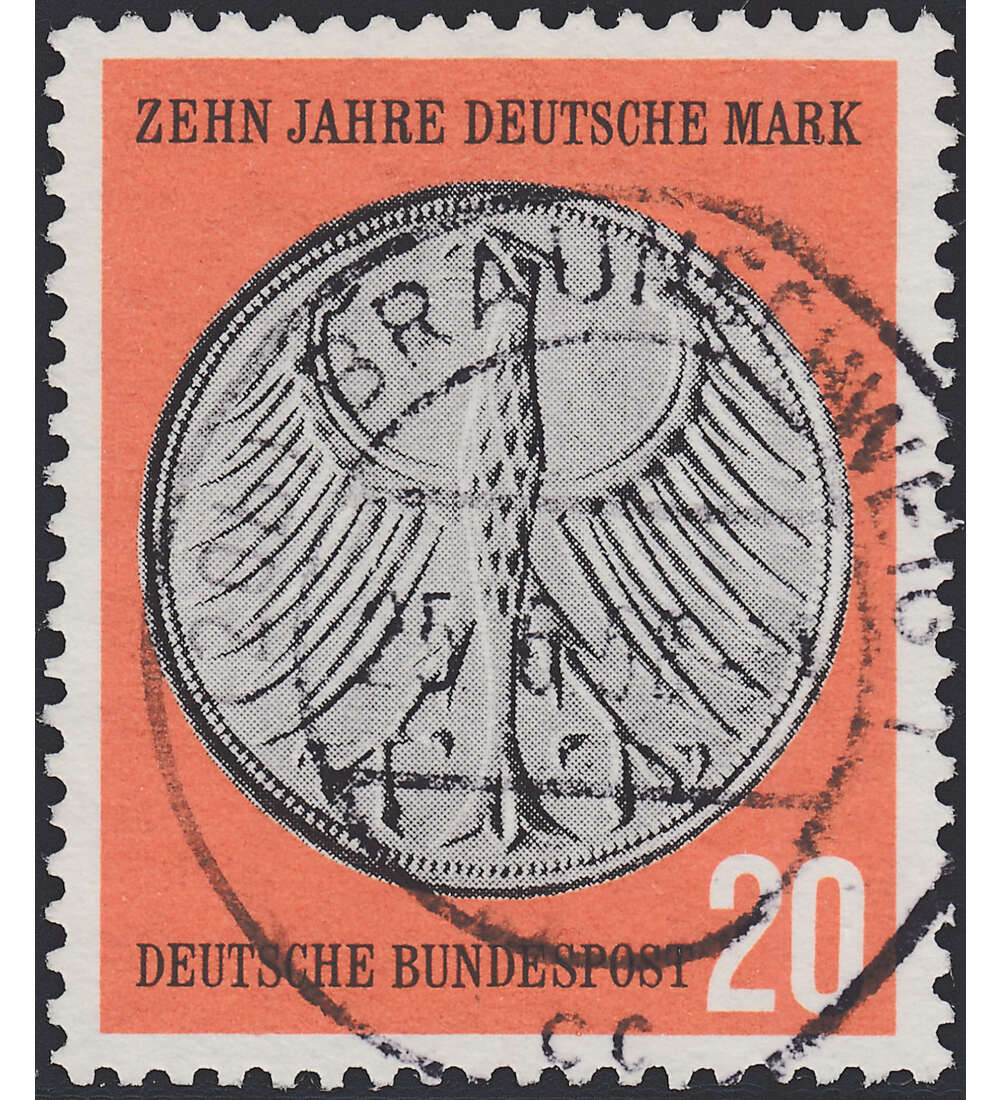 BRD Nr. 291 gestempelt 10 Jahre Deutsche Mark