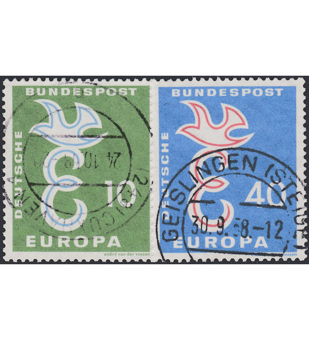 BRD Nr. 295-296 gestempelt Europa 1958