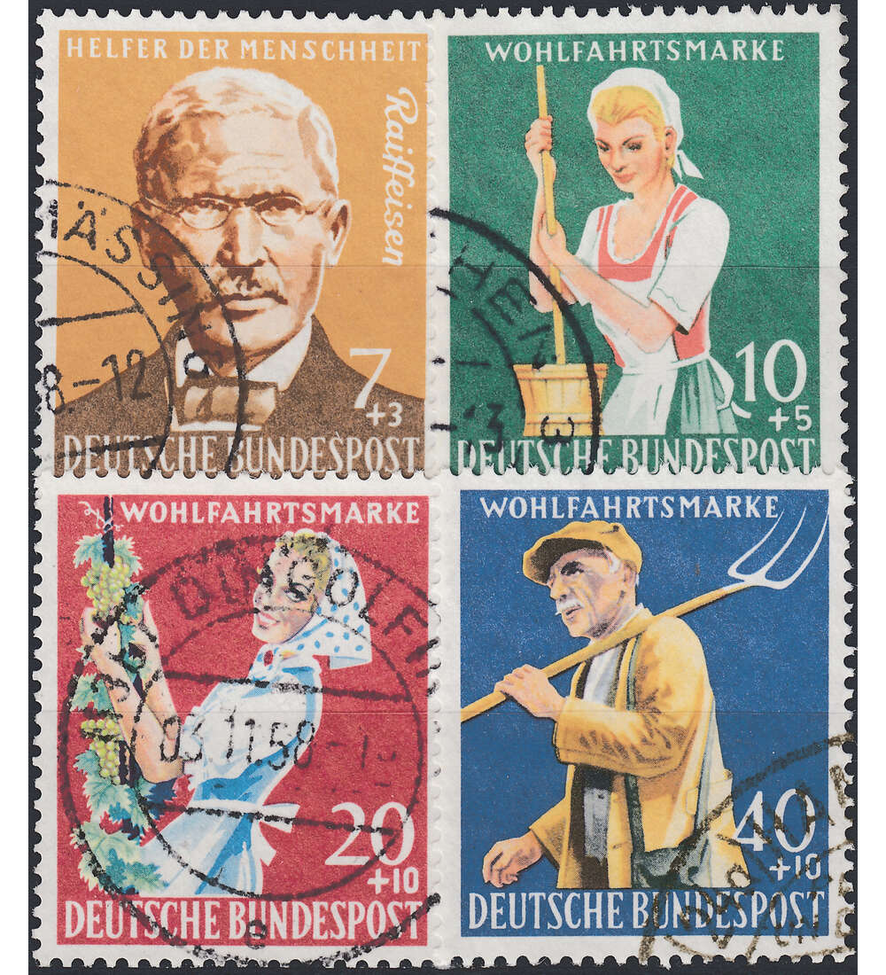 BRD Nr. 297-300 gestempelt Wohlfahrt: Landwirtschaft