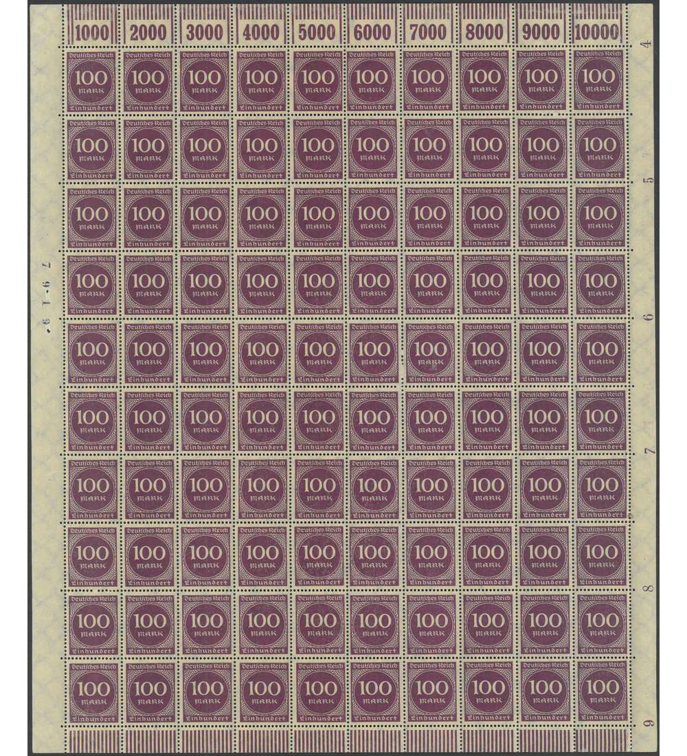 Deutsches Reich Nr. 268 postfrisch ** Originalbogen