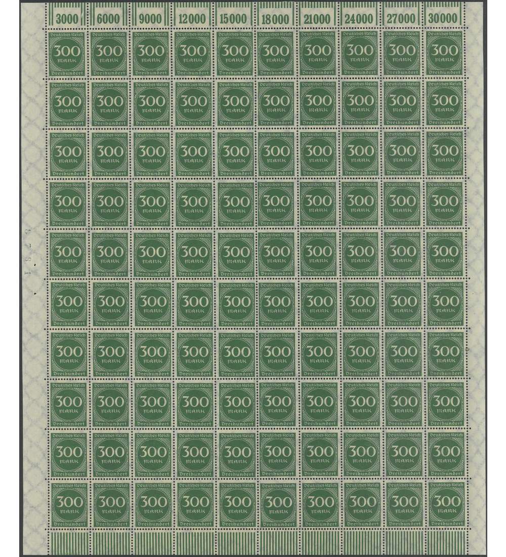 Deutsches Reich Nr. 270 postfrisch ** Originalbogen