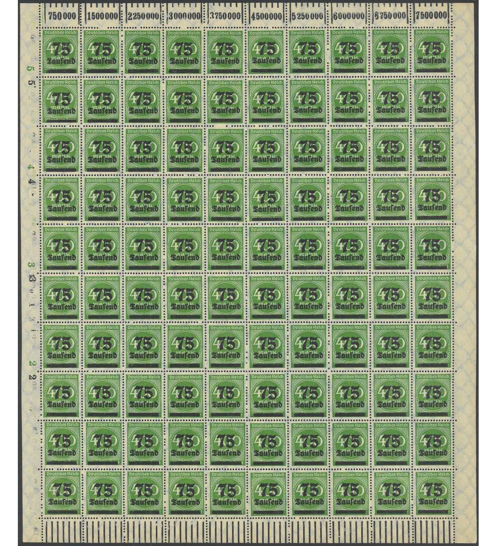 Deutsches Reich Nr. 287 postfrisch ** Originalbogen