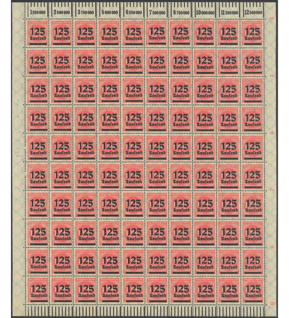 Deutsches Reich Nr. 291 postfrisch ** Originalbogen