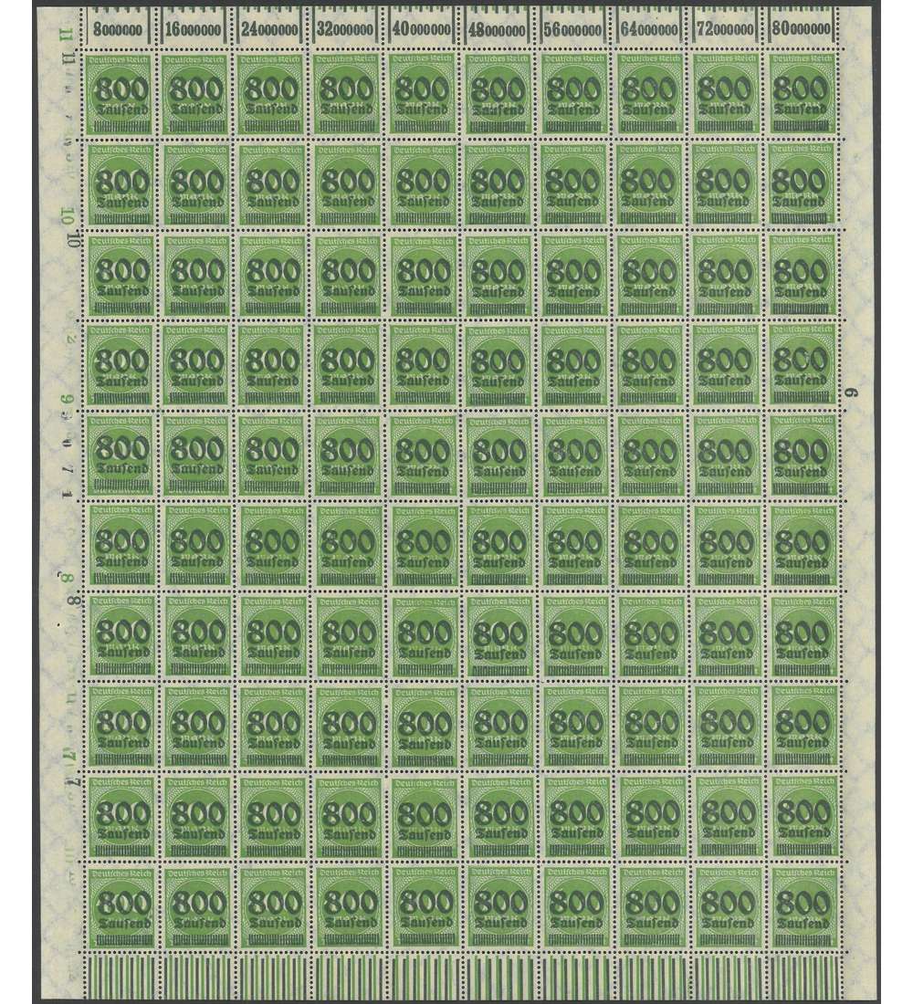 Deutsches Reich Nr. 306 postfrisch ** Originalbogen