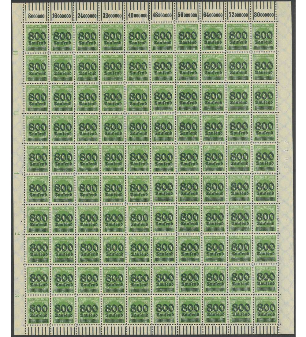 Deutsches Reich Nr. 308 postfrisch ** Originalbogen