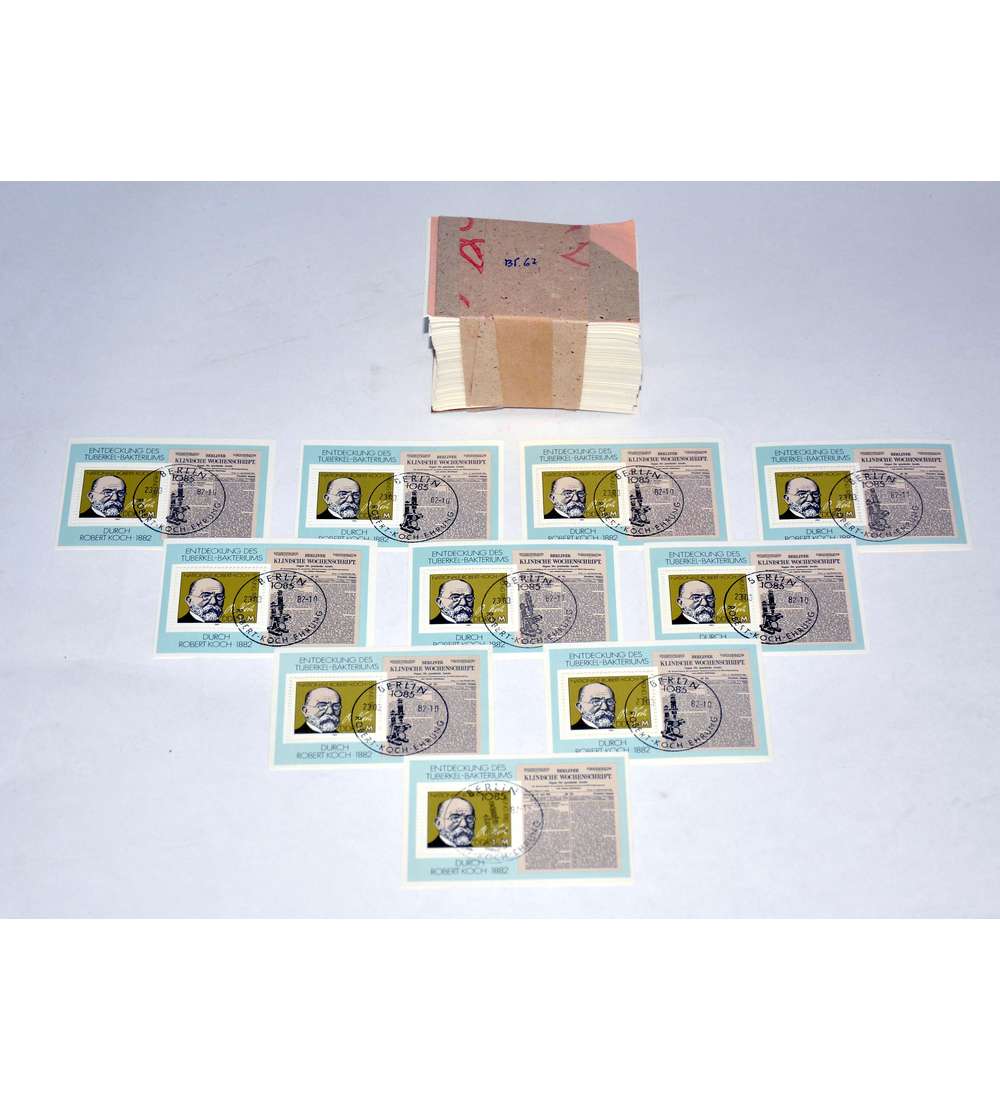 DDR Block 67 ESST 500er P�ckchen Robert Koch