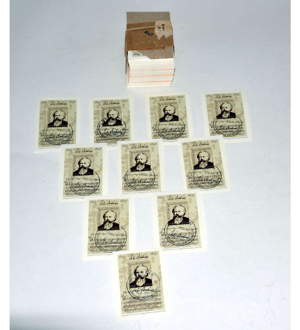 DDR Block 69 ESST 500er P�ckchen Johannes Brahms