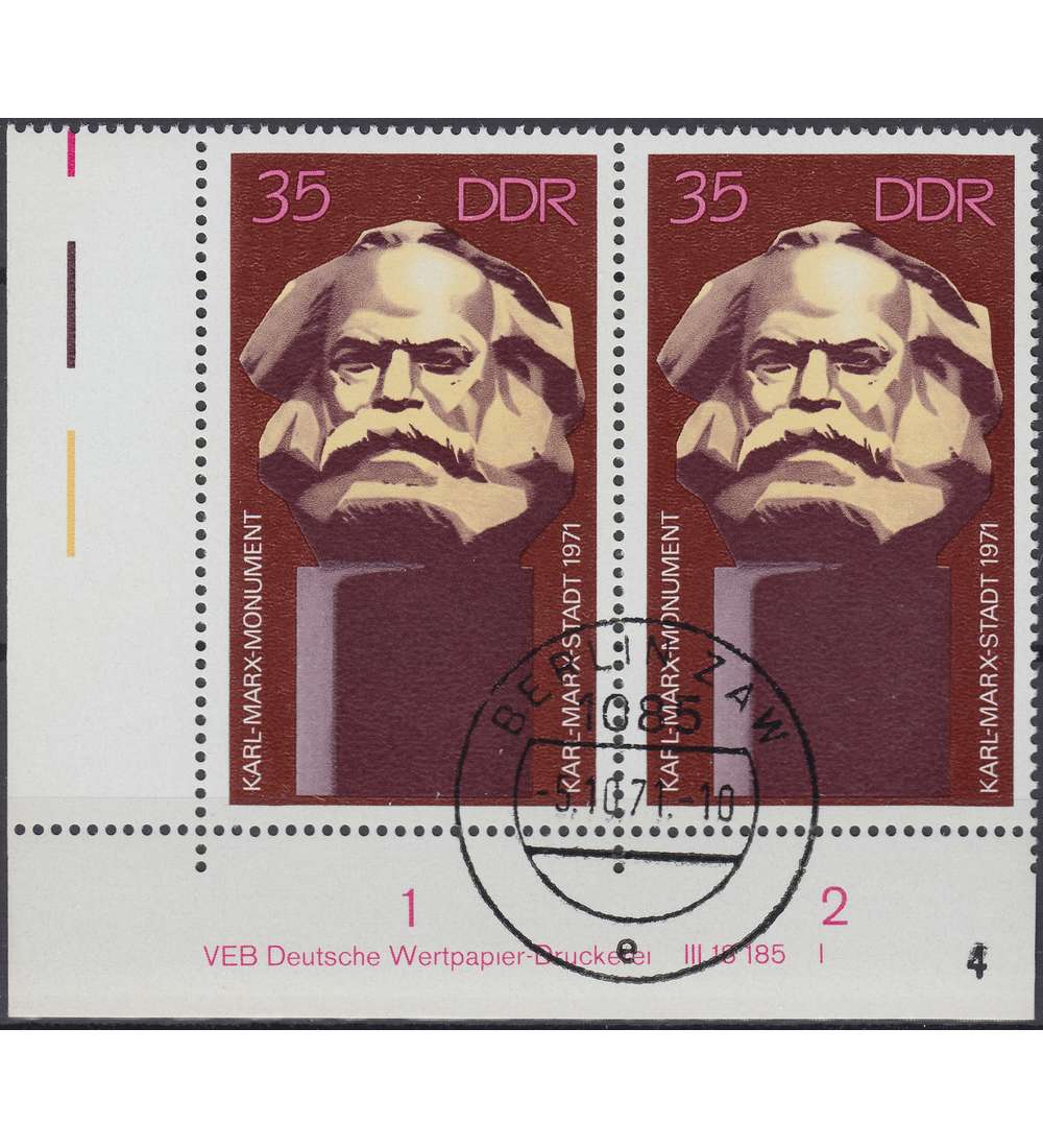 DDR Nr. 1706 DV gestempelt Druckvermerk