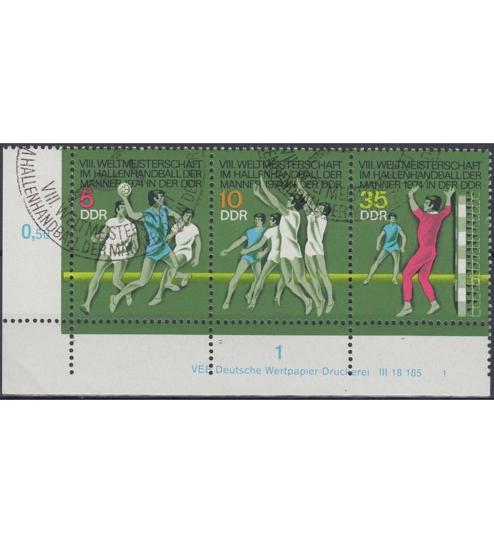 DDR Nr. 1928-1930 DV gestempelt Druckvermerk