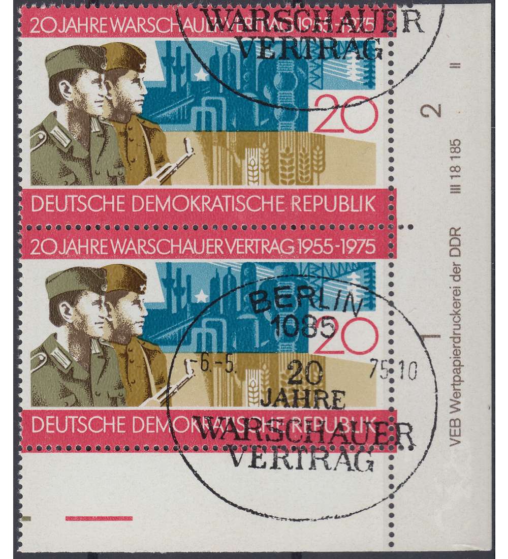 DDR Nr. 2043 DV gestempelt Druckvermerk