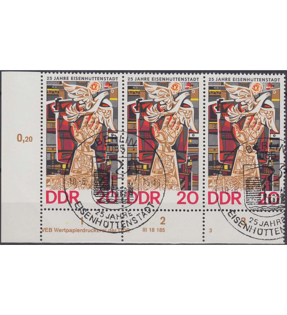 DDR Nr. 2053 DV gestempelt Druckvermerk