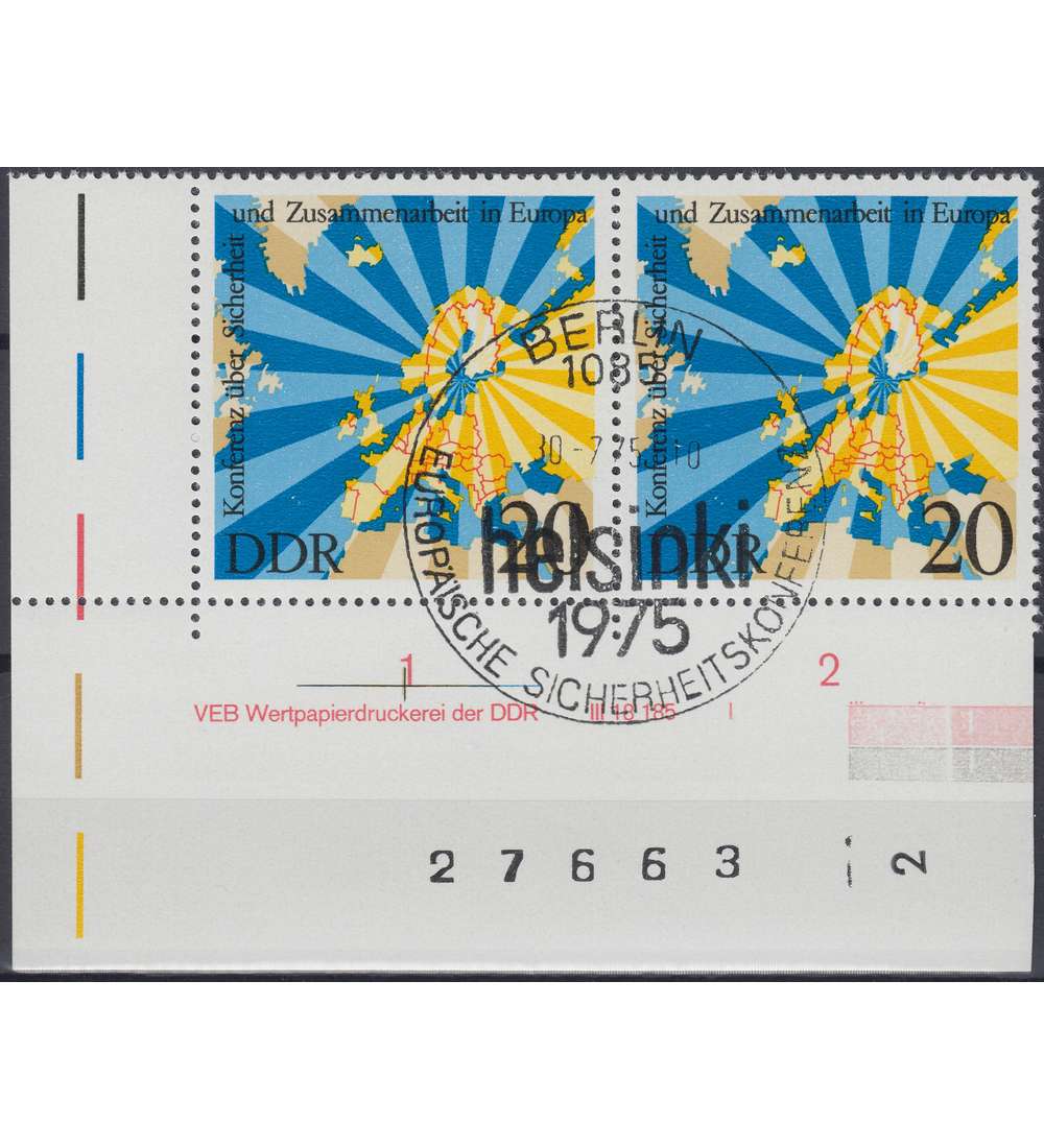 DDR Nr. 2069 DV gestempelt Druckvermerk