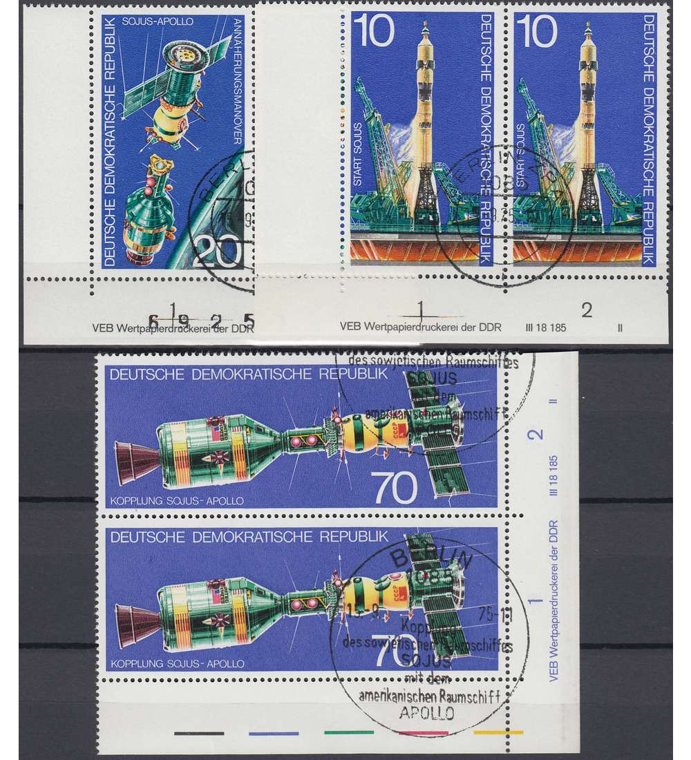 DDR Nr. 2083-2085 DV gestempelt Druckvermerk