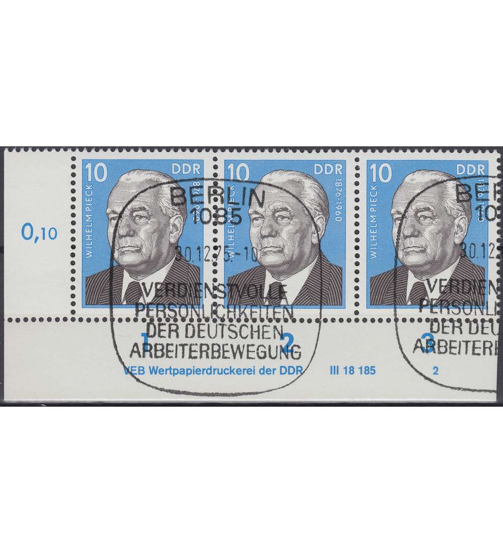 DDR Nr. 2106 DV gestempelt Druckvermerk