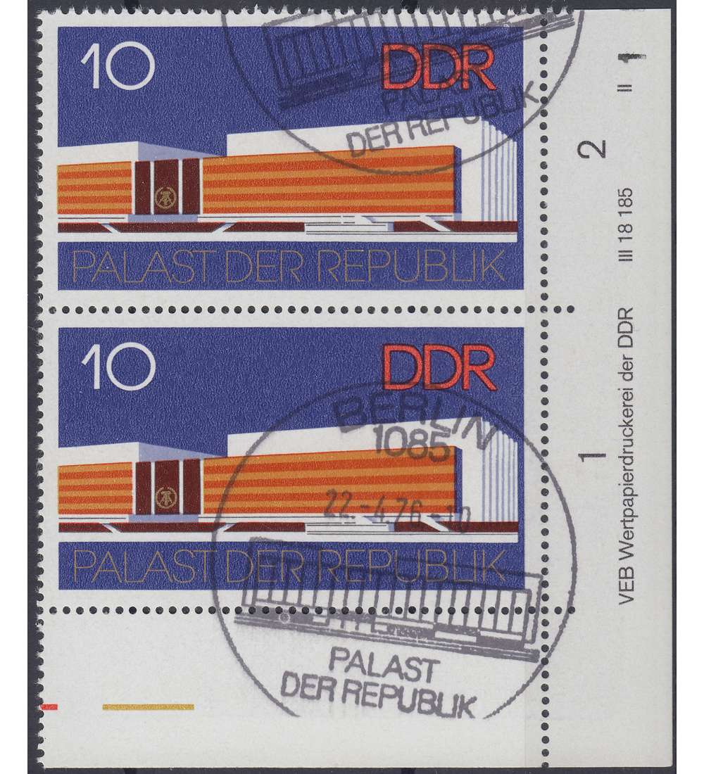 DDR Nr. 2121 DV gestempelt Druckvermerk