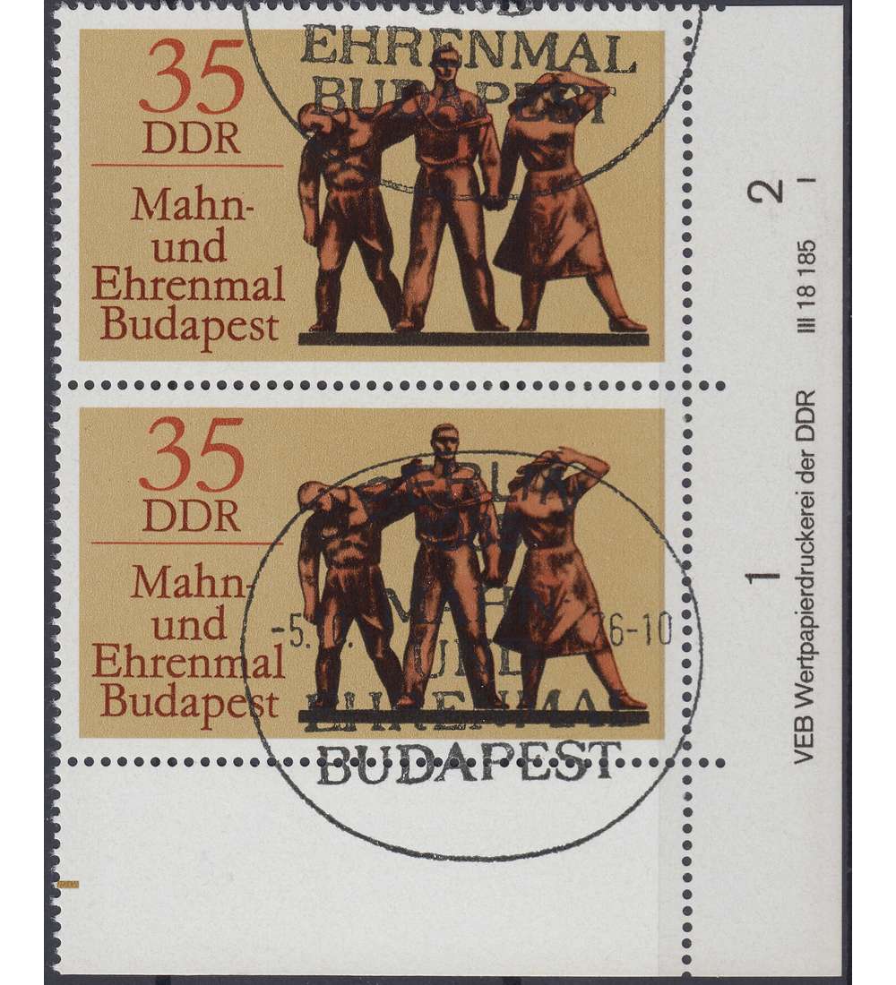 DDR Nr. 2169 DV gestempelt Druckvermerk