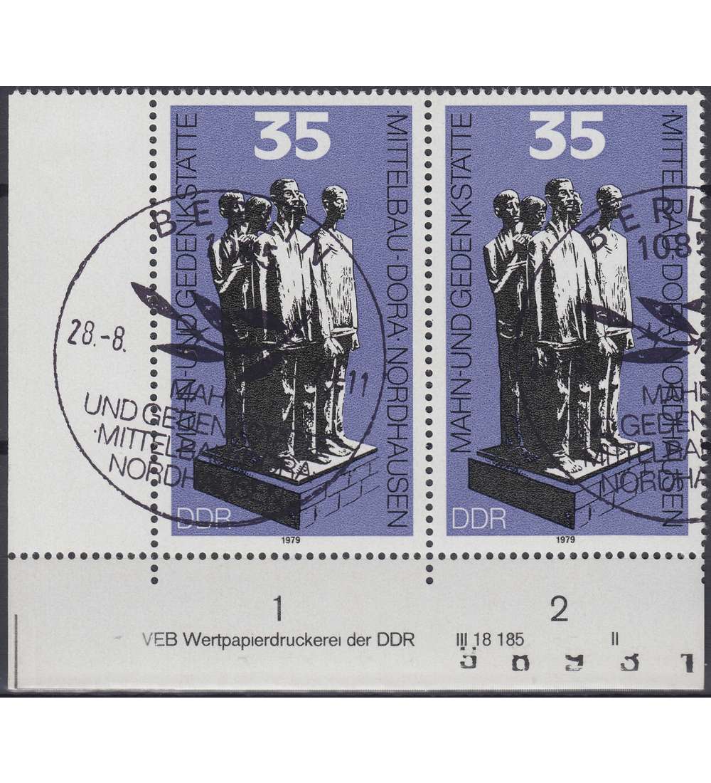 DDR Nr. 2451 DV gestempelt Druckvermerk