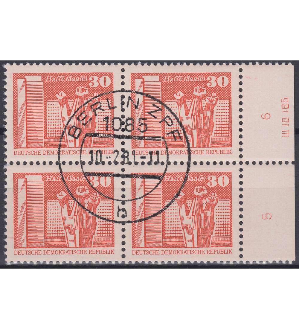 DDR Nr. 2588 DV gestempelt Druckvermerk