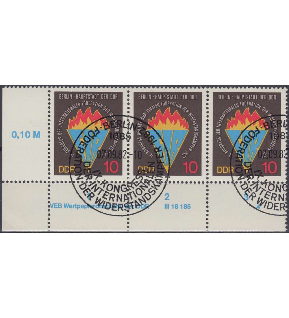 DDR Nr. 2736 DV gestempelt Druckvermerk